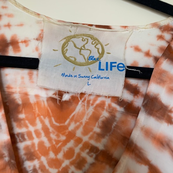 Blue Life tie dye blouse - Picture 2 of 3